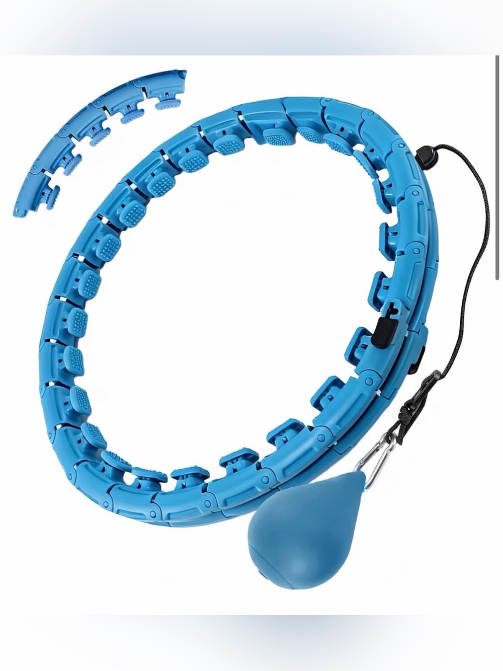 OurStarry 34 Knots Weighted Workout Hoop Plus Size, Smart Waist Exercise Ring